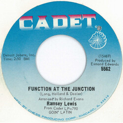 Ramsey Lewis Function At The Junction / Hey, Mrs. Jones USED VINYL 7INCH 45 RPM SINGLE