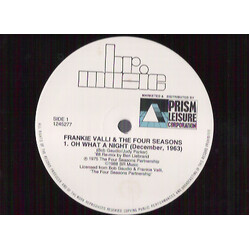 The Four Seasons / Frankie Valli Oh What A Night (December, 1963) (Ben Liebrand Re-Mix 1988) USED VINYL 12INCH 45 RPM MAXI-SINGLE