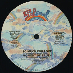 Moment Of Truth So Much For Love USED VINYL 12INCH 45 RPM