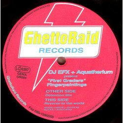 DJ EFX / Aquatherium / First Graders Fingerpaintings USED VINYL 12INCH 33 S RPM