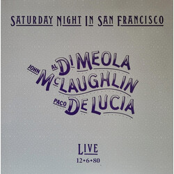 Al Di Meola / John McLaughlin / Paco De Lucía Saturday Night In San Francisco Vinyl LP USED