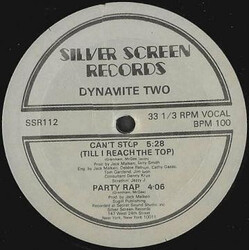 Dynamite Two Can't Stop (Till I Reach The Top) VINYL 12" USED