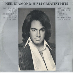 Neil Diamond His 12 Greatest Hits Vinyl LP USED