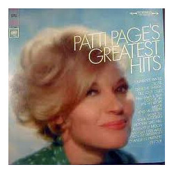Patti Page Greatest Hits Vinyl LP USED