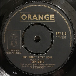 John Miles One Minute Every Hour USED VINYL 7INCH 45 RPM SINGLE