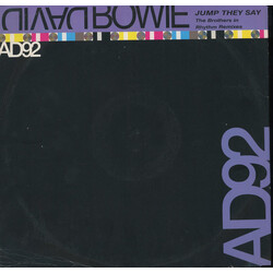David Bowie Jump They Say (The Brothers In Rhythm Remixes) USED VINYL 12INCH 33 S RPM SINGLE PROMO