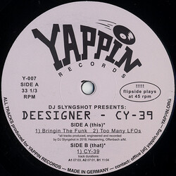 Deesigner (2) CY-39 USED VINYL 12INCH 33 S RPM 45 RPM EP