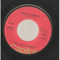The Beach Boys Sloop John B USED VINYL 7INCH SINGLE REISSUE MONO 45 RPM