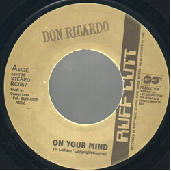 Don Ricardo On Your Mind USED VINYL 7INCH 45 RPM SINGLE