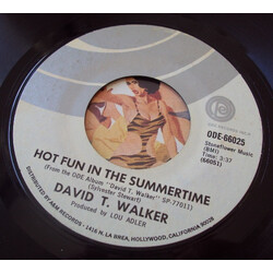 David T. Walker Hot Fun In The Summertime / I Want To Talk To You USED VINYL 7INCH