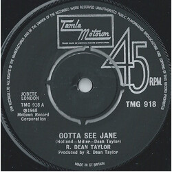 R. Dean Taylor Gotta See Jane VINYL 7" USED