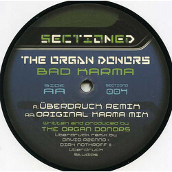 Organ Donors Bad Karma USED VINYL 12INCH 45 RPM