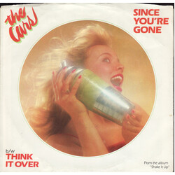 The Cars Since You're Gone  b/w  Think It Over USED VINYL 7INCH 45 RPM SINGLE STEREO
