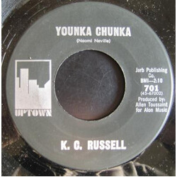 K.C. Russell Younka Chunka / How Tired I Am USED VINYL 7INCH SINGLE