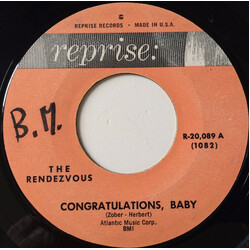 The Rendezvous Congratulations, Baby USED VINYL 7INCH 45 RPM