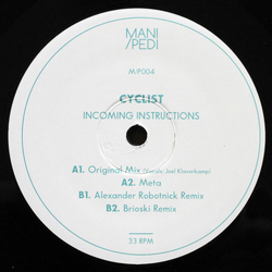 Cyclist Incoming Instructions Vinyl 12" USED