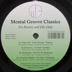 Various Mental Groove Classics Vinyl 12" USED
