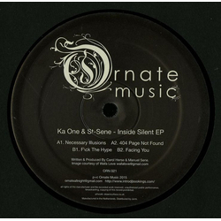 Ka One & St-Sene Inside Silent EP Vinyl 12" USED