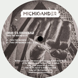 Omar-S / Brian Kage Thru The Madness EP Vinyl 12" USED