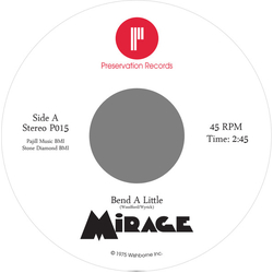 Mirage (62) Bend A Little / I've Got The Notion Vinyl 7" USED