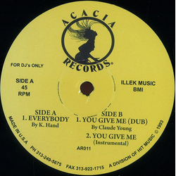 Kelli Hand / Claude Young Everybody / You Give Me Vinyl 12" USED