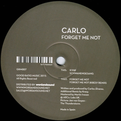 Carlo Forget Me Not Vinyl 12" USED