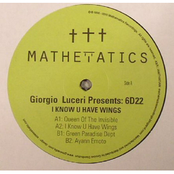 Giorgio Luceri / 6D22 I Know U Have Wings Vinyl 12" USED