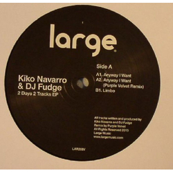 Kiko Navarro / Fudge 2 Days 2 Tracks EP Vinyl 12" USED
