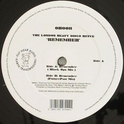 The London Heavy Disco Revue Remember Vinyl 12" USED