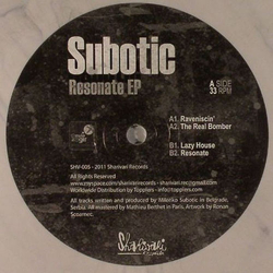 Subotic Resonate EP Vinyl 12" USED