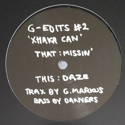 G. Markus G-Edits #2 'Xhaka Can' Vinyl 12" USED