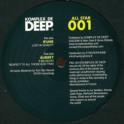 Aubrey / Ifume All Star 001 Vinyl 12" USED