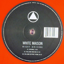 White Maison Night Driving Vinyl 12" USED