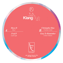 Various A Tribute To Klang Club Vol. 2 Vinyl 12" USED