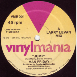 Man Friday Jump Vinyl 12" USED