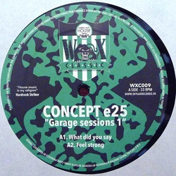 Concept e25 Garage Sessions 1 Vinyl 12" USED