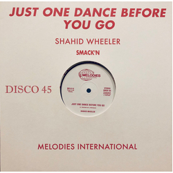 Shahid Wheeler Just One Dance Before You Go Vinyl 12" USED