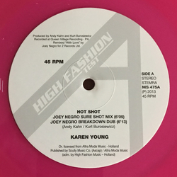 Karen Young Hot Shot (Remixed With Love By Joey Negro) Vinyl 12" USED