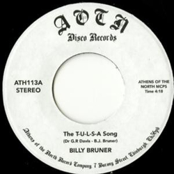 Billy Bruner The T-U-L-S-A Song Vinyl 7" USED