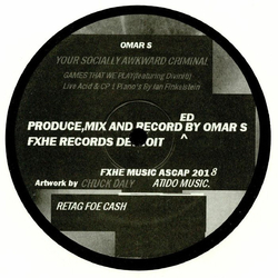 Omar-S Your Socially Awkward Criminal Vinyl 12" USED