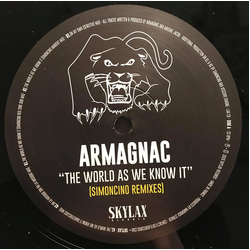 Armagnac The World As We Know It (Simoncino Remixes) Vinyl 12" USED