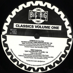 Various Big Big Trax Classics Volume One Vinyl 12" USED