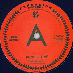 Joanie Sommers Don't Pity Me / My Block Vinyl 7" USED