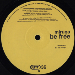 Miruga Be Free Vinyl 12" USED