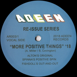 Alton Miller More Positive Things '18 Vinyl 12" USED