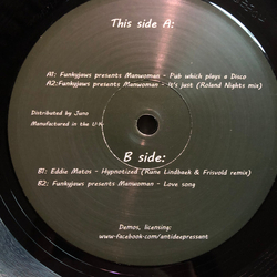 Manwoman / Eddie Matos From Past To Future Vinyl 12" USED