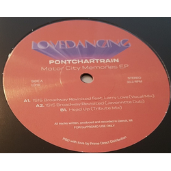 Pontchartrain Motor City Memories EP Vinyl 12" USED