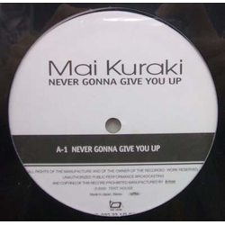 Mai Kuraki Never Gonna Give You Up Vinyl 12" USED