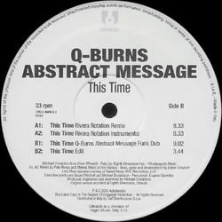Q-Burns Abstract Message This Time Vinyl 12" USED
