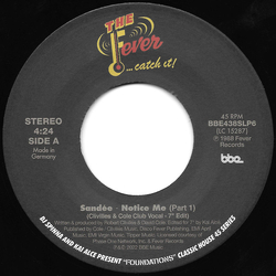 Sandee Notice Me Vinyl 7" USED